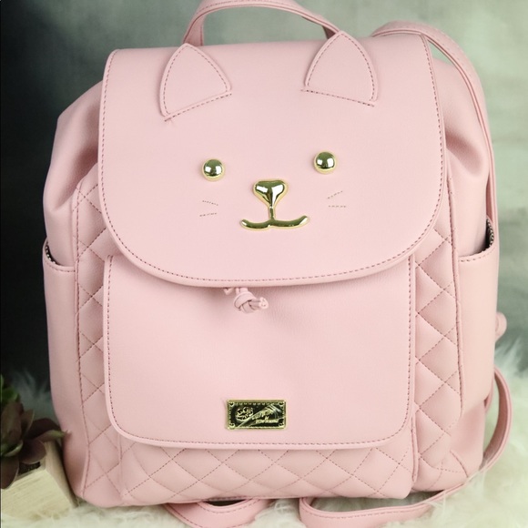 betsey johnson kitty backpack